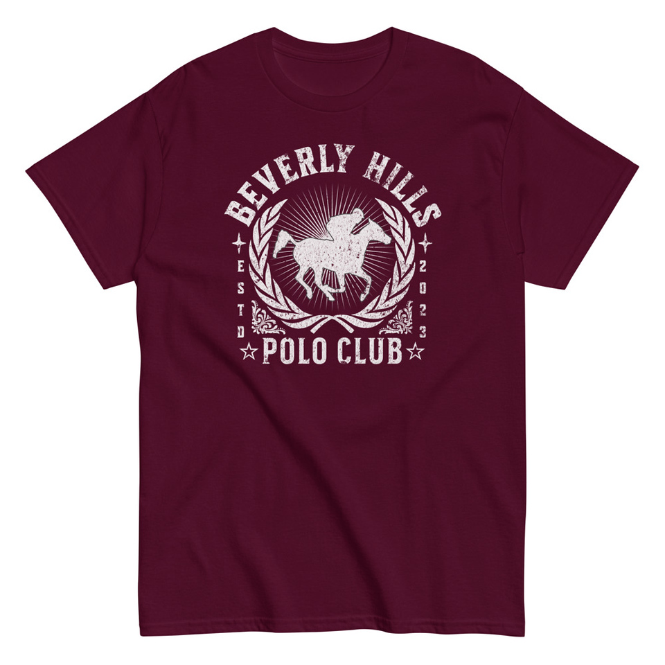 BEVERLY HILLS POLO CLUB Unisex Classic Tee