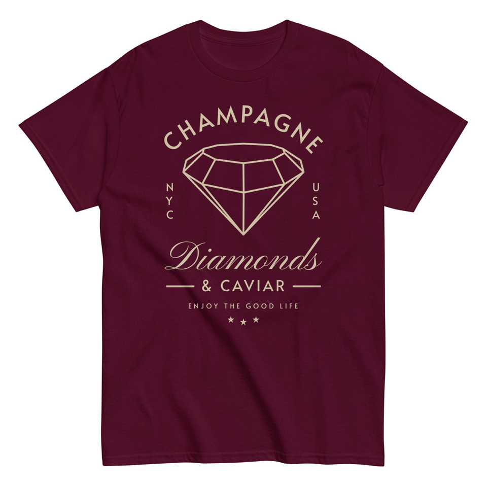 Black Diamonds - Elegant Unisex Classic Tee