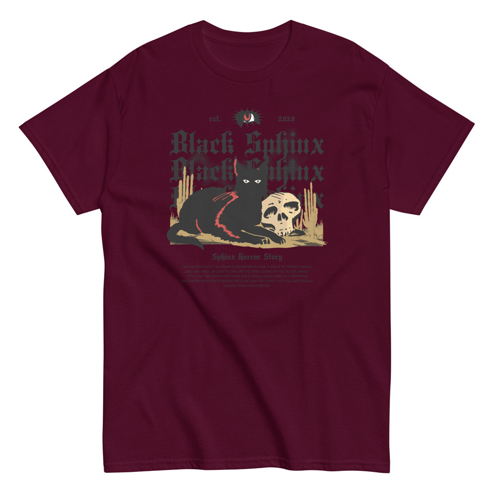 Black Sphinx Unisex Classic Tee