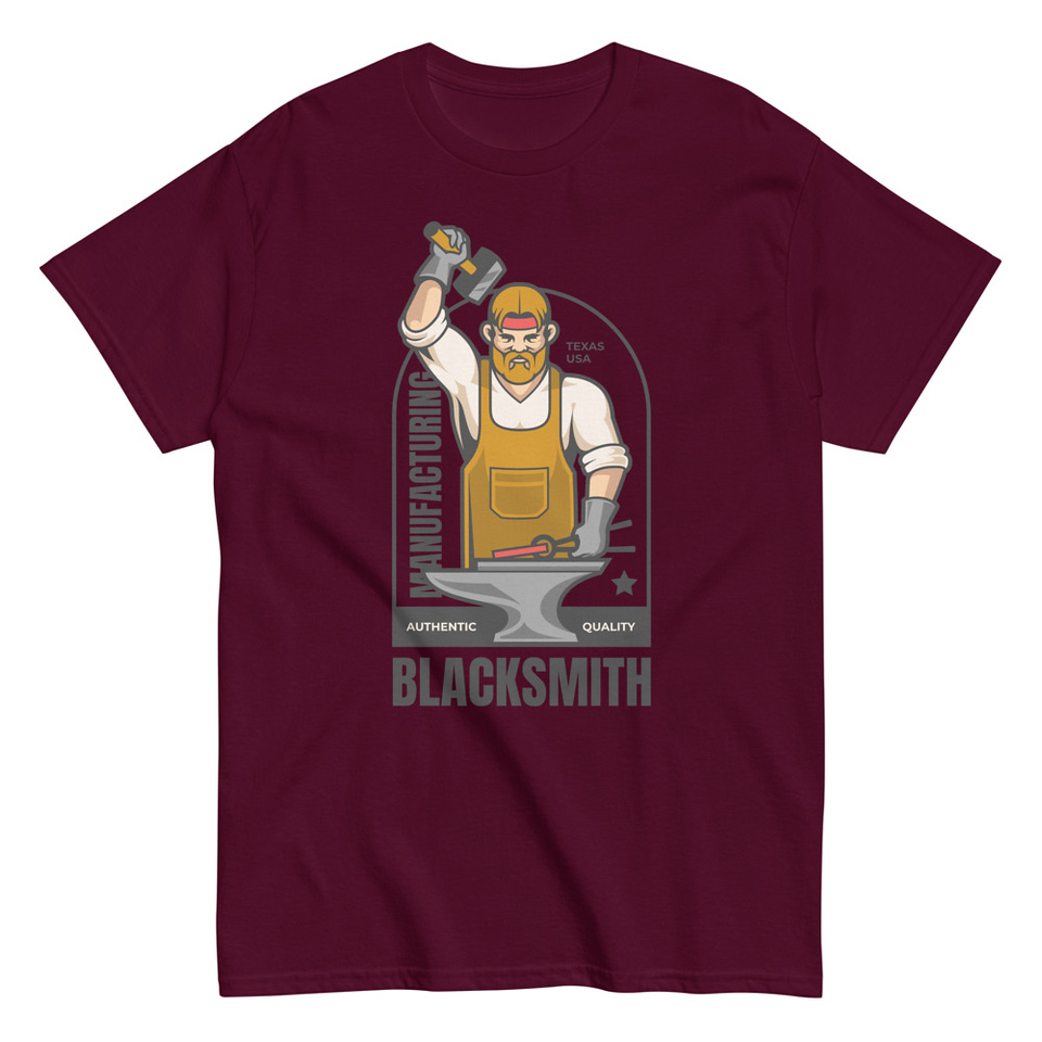 Blacksmith Workshop - Metalwork Unisex Classic Tee