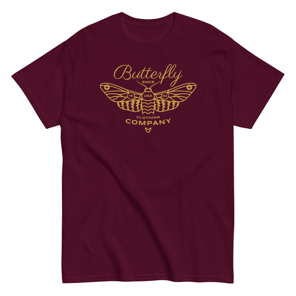 Blue Butterfly - Minimal Unisex Classic Tee