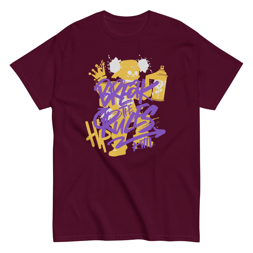 Break the Rules Graffiti - Spray Paint Unisex Classic Tee