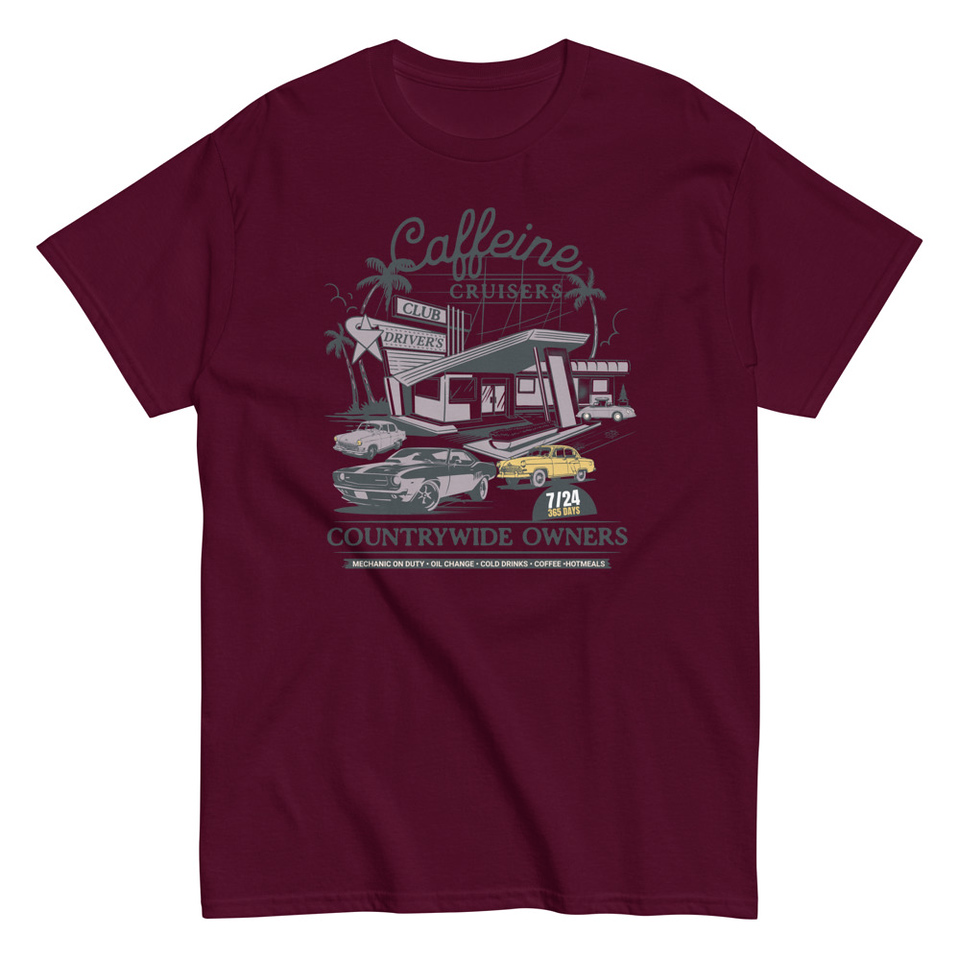 Caffeine Cruisers Unisex Classic Tee