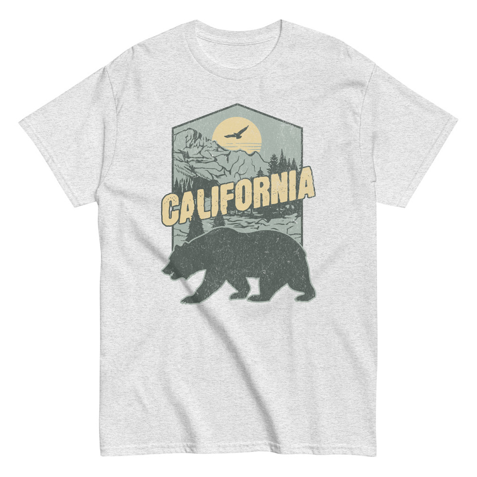 California Bear - Outdoors Wilderness Camping Hiking Unisex Classic Tee