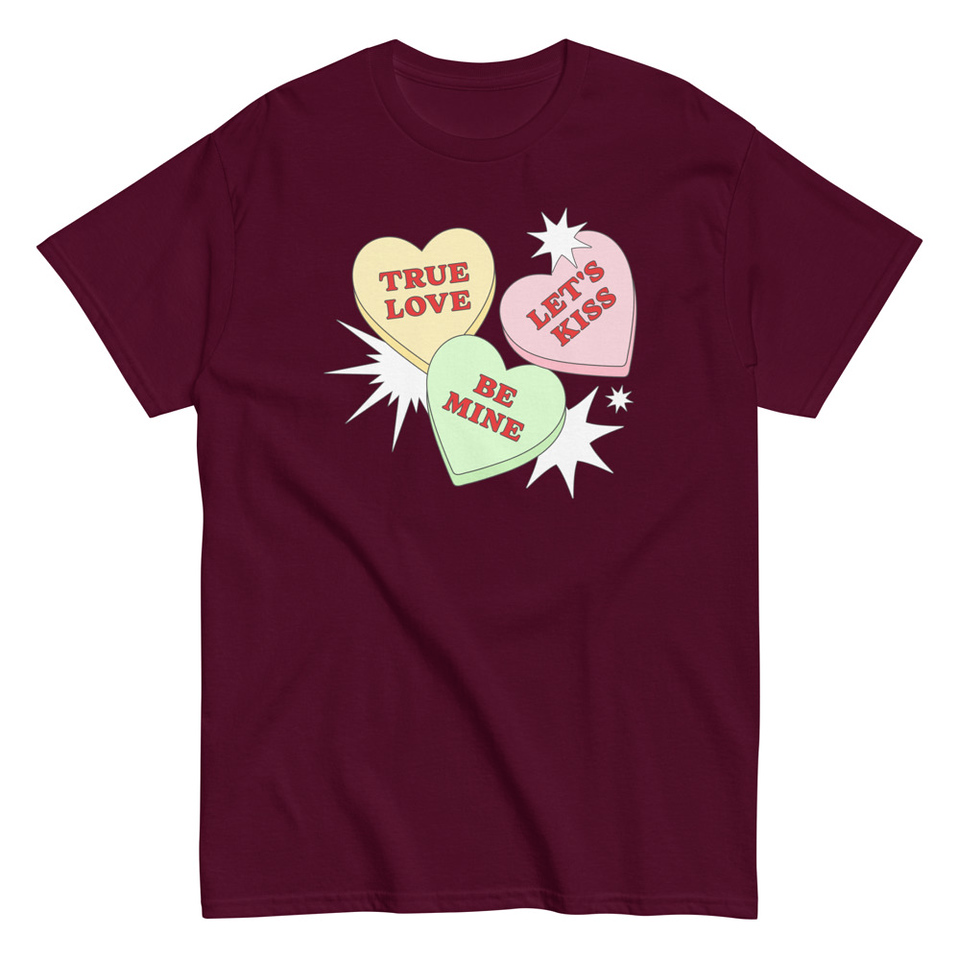 Candy Hearts - Valentine's Day Unisex Classic Tee
