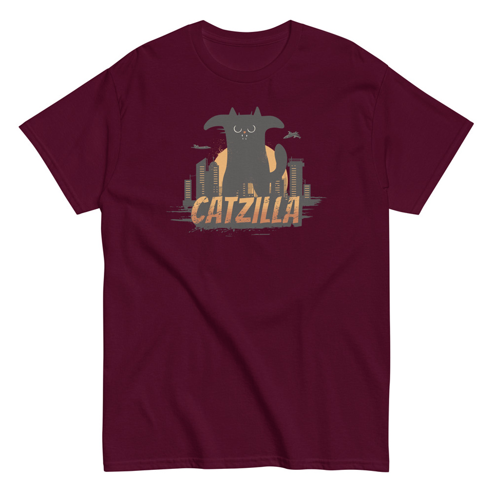 Catzilla - Funny Comic Animal Unisex Classic Tee