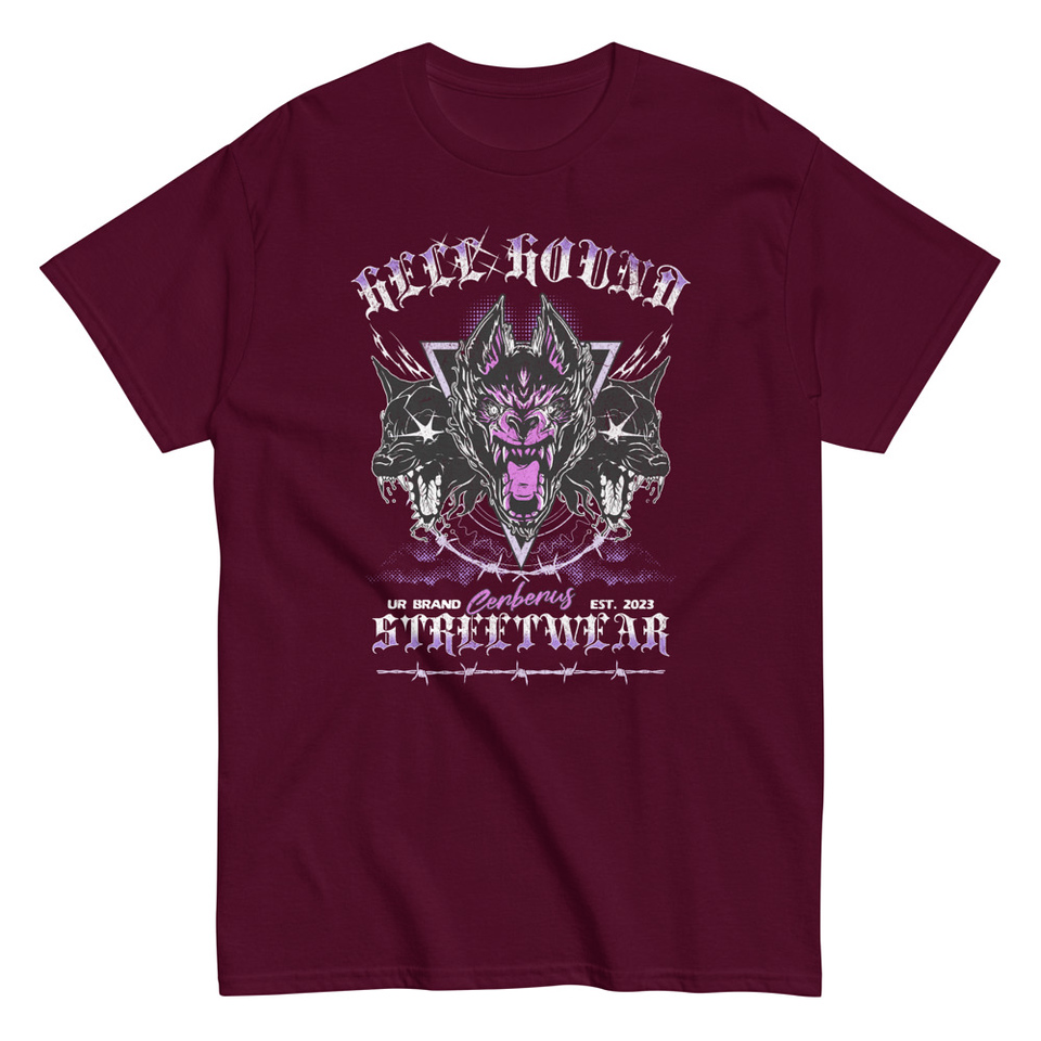 Cerberus Hell Hound Streetwear - Dark Aesthetic Unisex Classic Tee