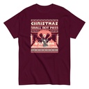 Christmas Shall Not Pass - Flaming Wizard Unisex Classic Tee