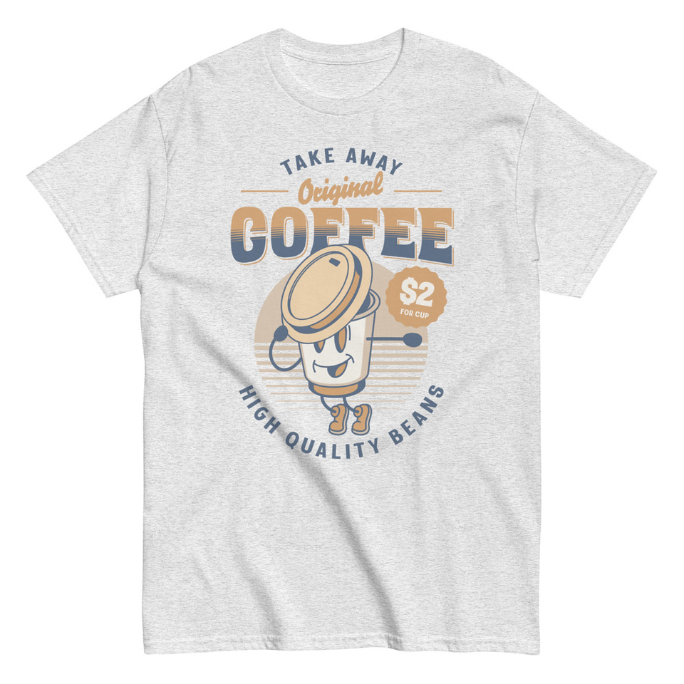 Coffee Cup - Comics Mascot Unisex Classic Tee