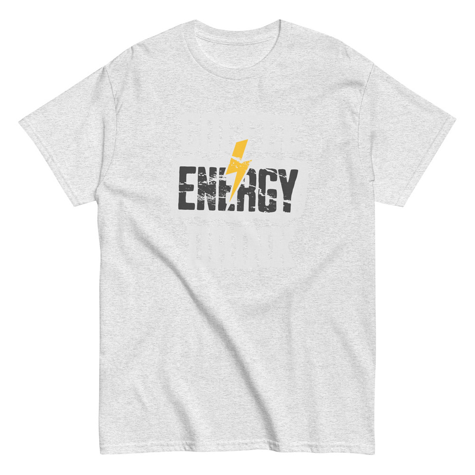 Coffee Energy Drink - Grunge Bolt Unisex Classic Tee