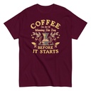 Coffee, The art of Winning The Day Unisex Classic Tee