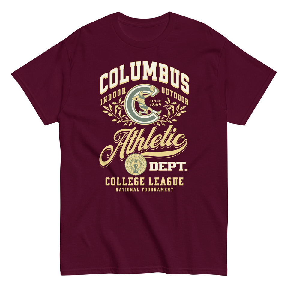 Columbus Athletic Unisex Classic Tee