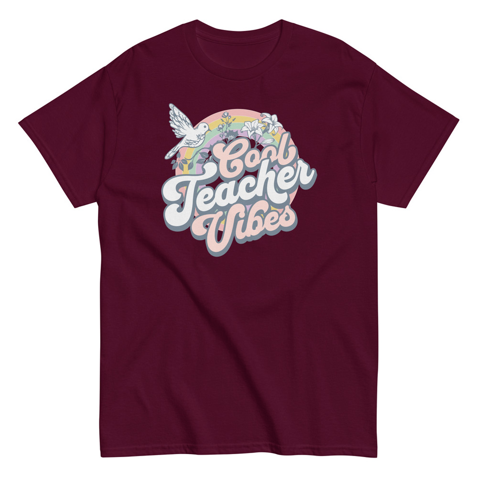 Cool Teacher Vibes Unisex Classic Tee