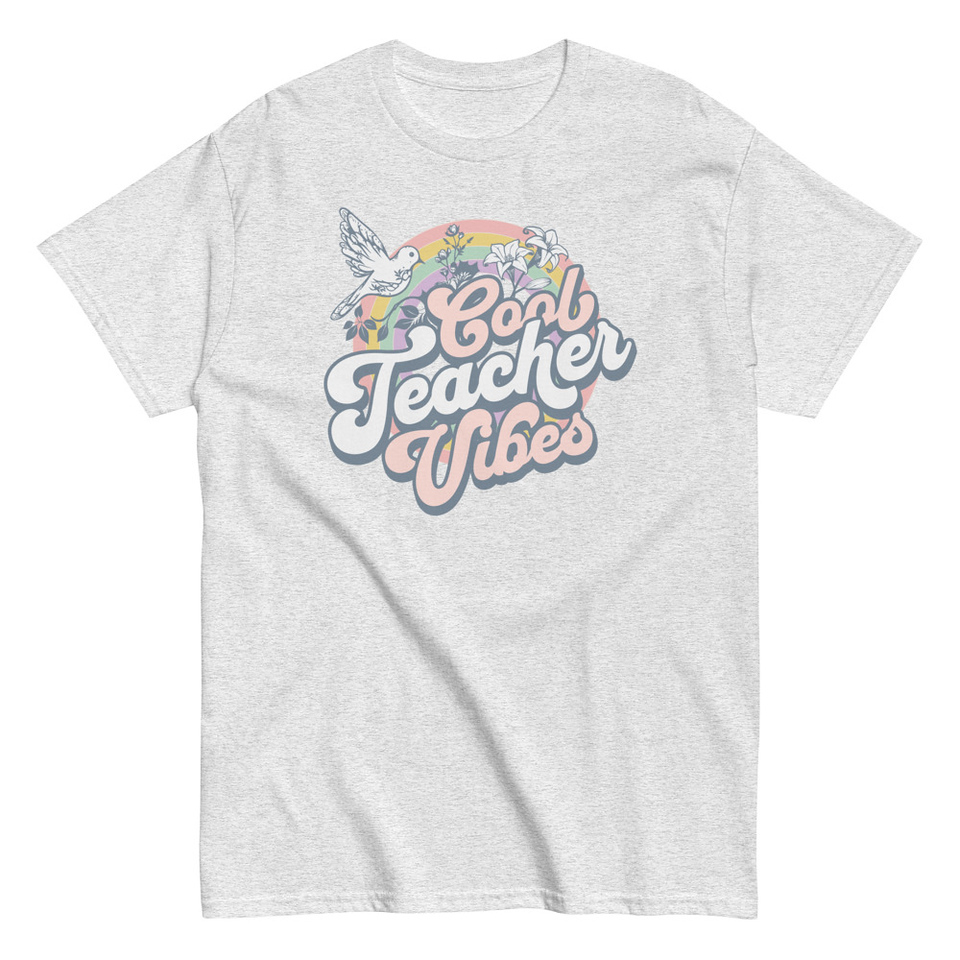 Cool Teacher Vibes Unisex Classic Tee