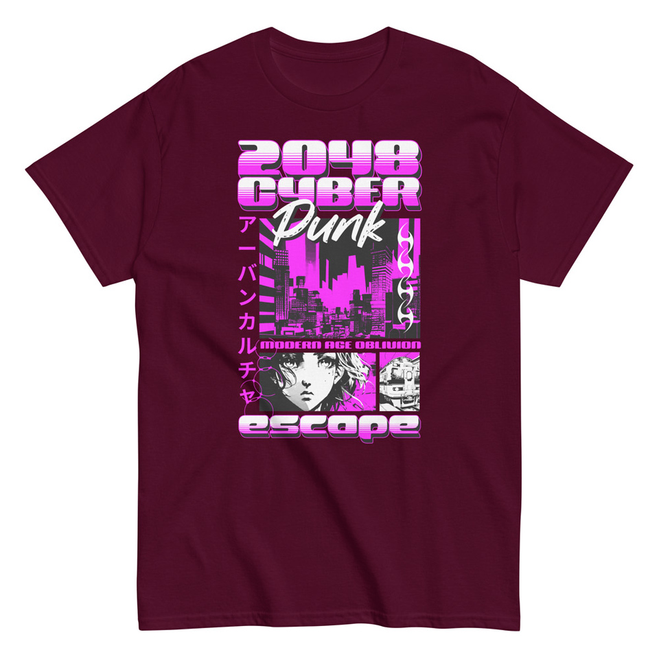 Cyber Punk Escape - Japanese Anime Unisex Classic Tee