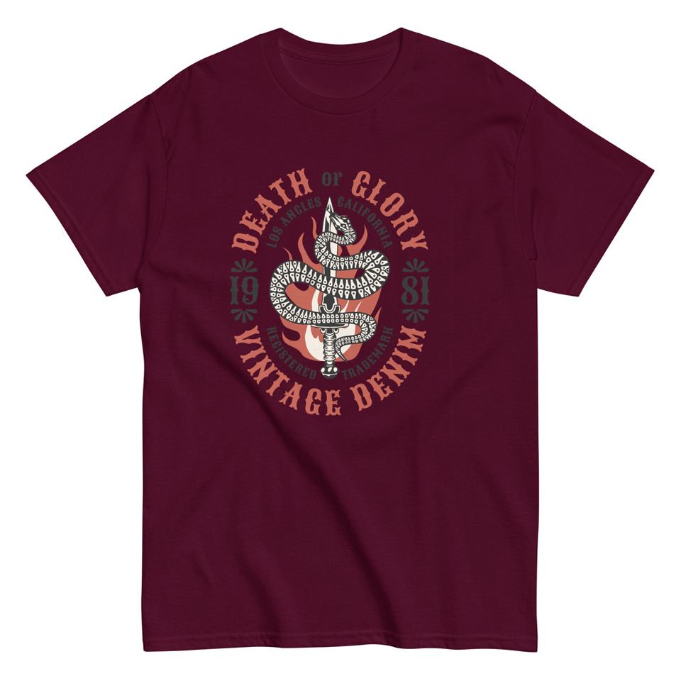 Death or Glory - Sword Snake Unisex Classic Tee