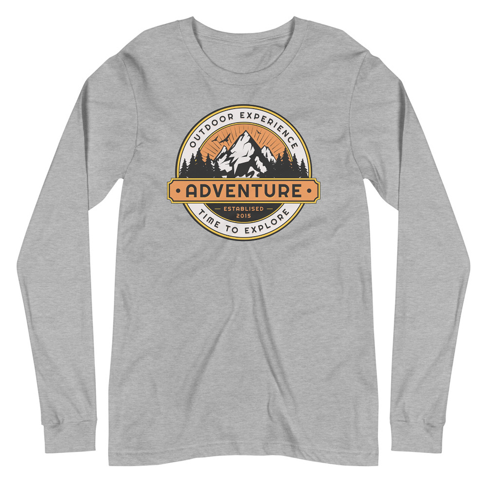 Adventure - Outdoor Mountain Unisex Long Sleeve Tee