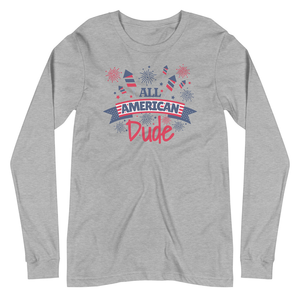 All American Unisex Long Sleeve Tee