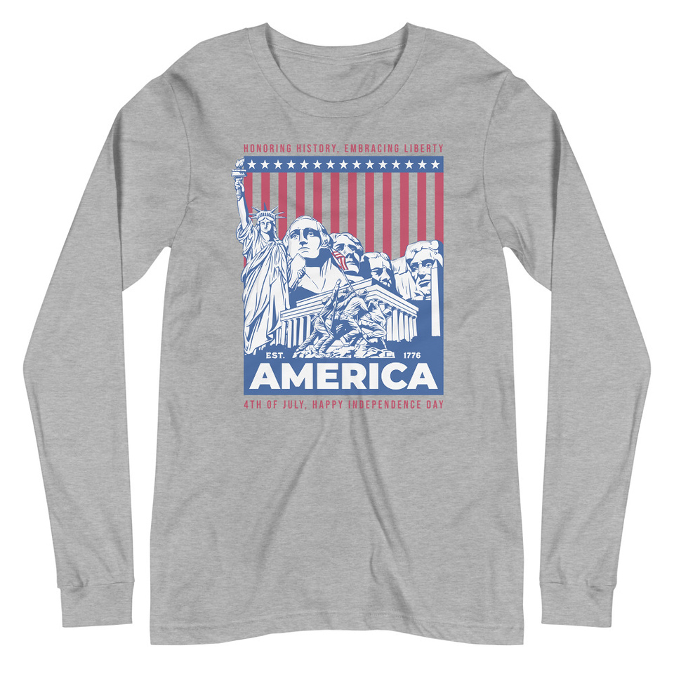 AMERICA (2) Unisex Long Sleeve Tee