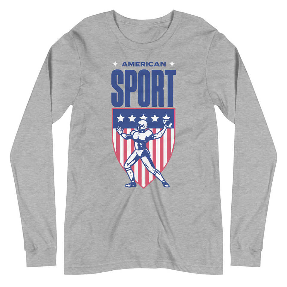 American Football Sport Unisex Long Sleeve Tee