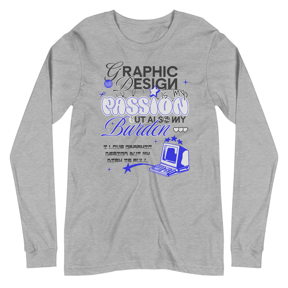 Anti-design  Unisex Long Sleeve Tee