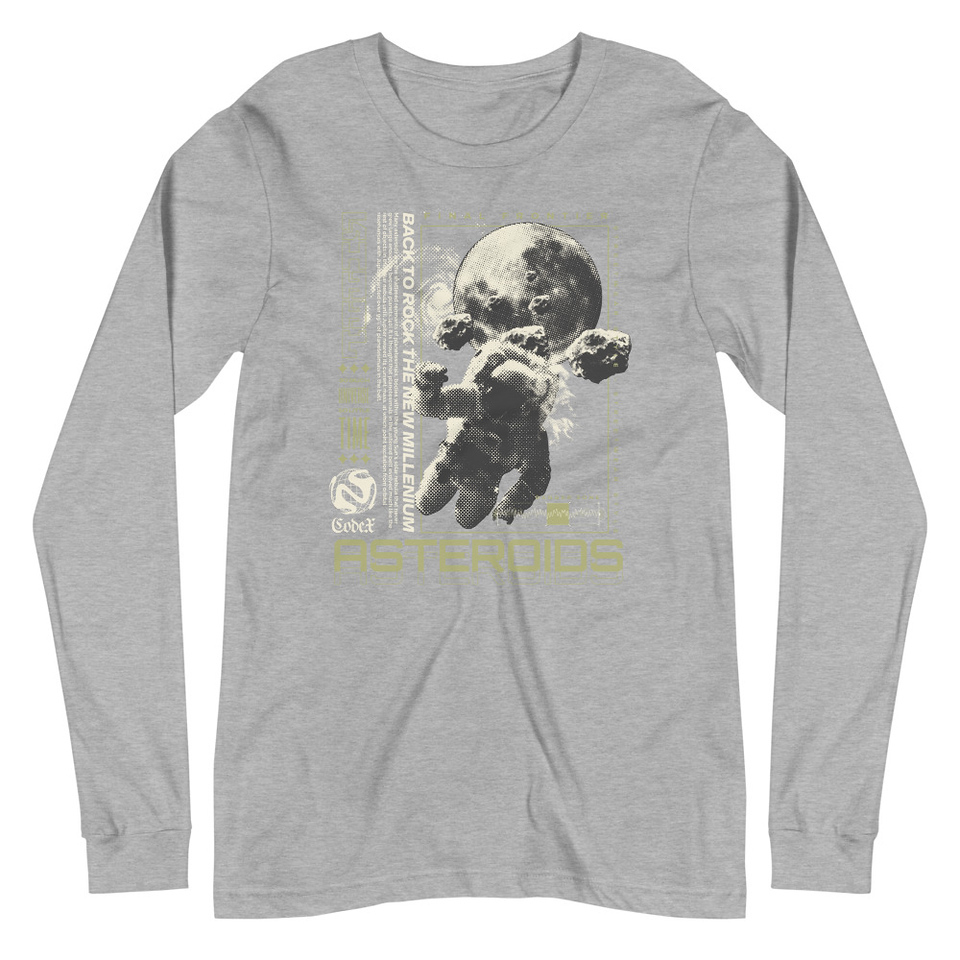 Asteroids Unisex Long Sleeve Tee