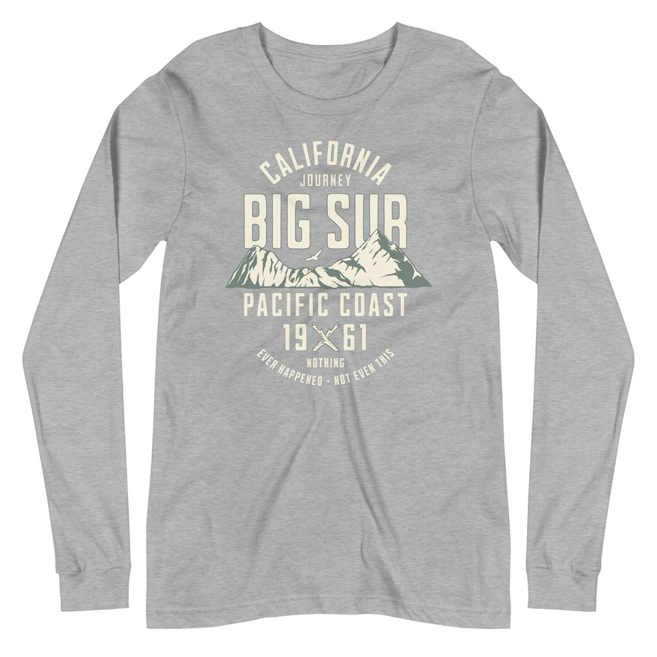 Big Sur - Outdoor Mountain Unisex Long Sleeve Tee