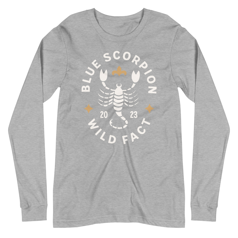 Blue Scorpion - Wildlife Animal Unisex Long Sleeve Tee