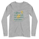 Caffeine Cartoon Unisex Long Sleeve Tee