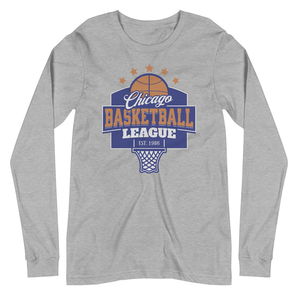Chicago Basketball League - Athlectic Sports Unisex Long Sleeve Tee