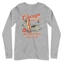 Chicago Style Hot Dogs Unisex Long Sleeve Tee