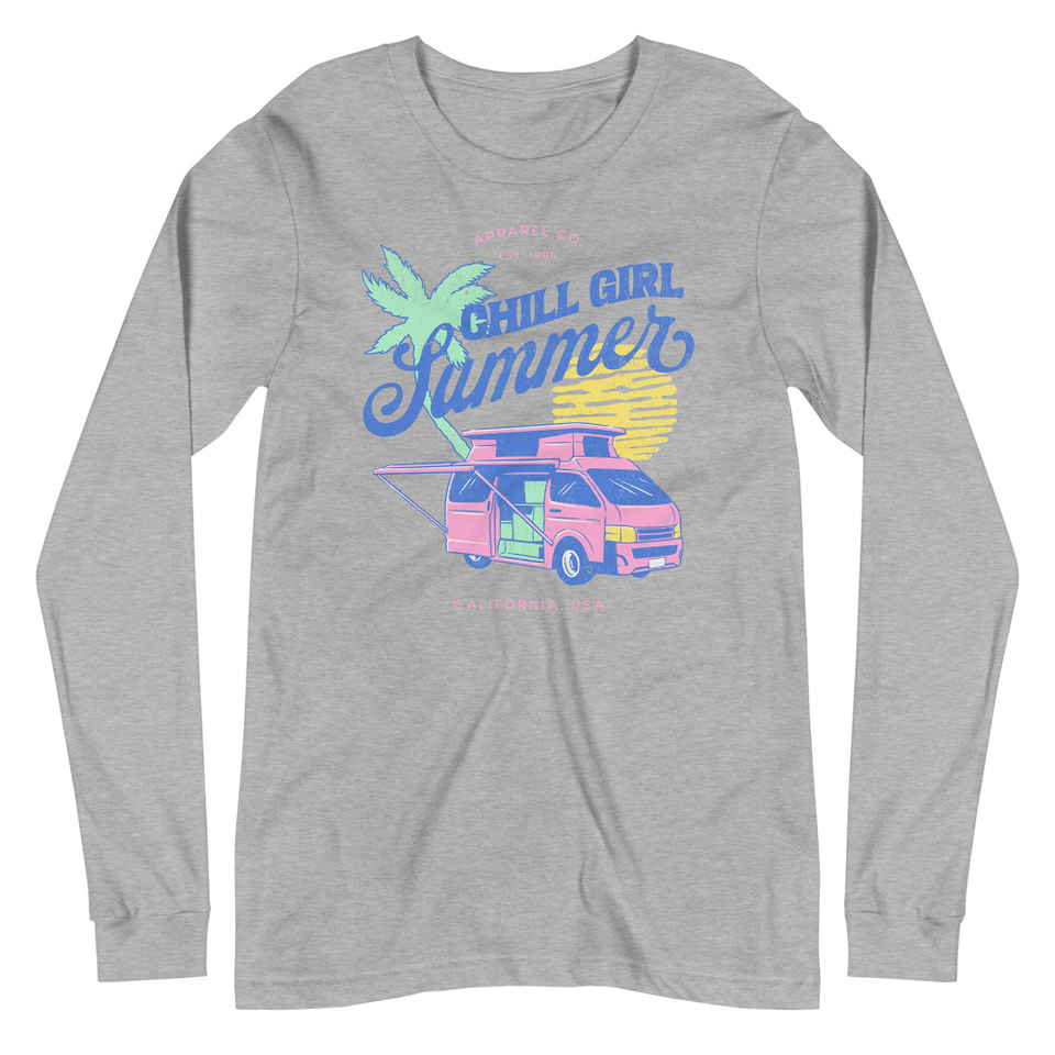 Chill Girl Summer Unisex Long Sleeve Tee