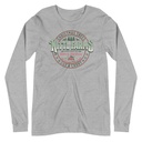 Christmas Tree Farm - Vintage Holiday Badge Unisex Long Sleeve Tee
