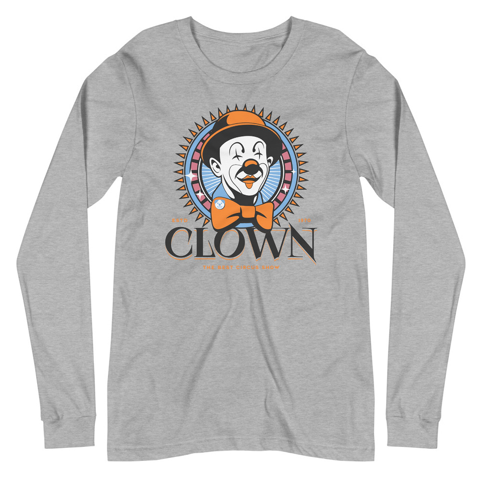 CLOWN LOGO Unisex Long Sleeve Tee