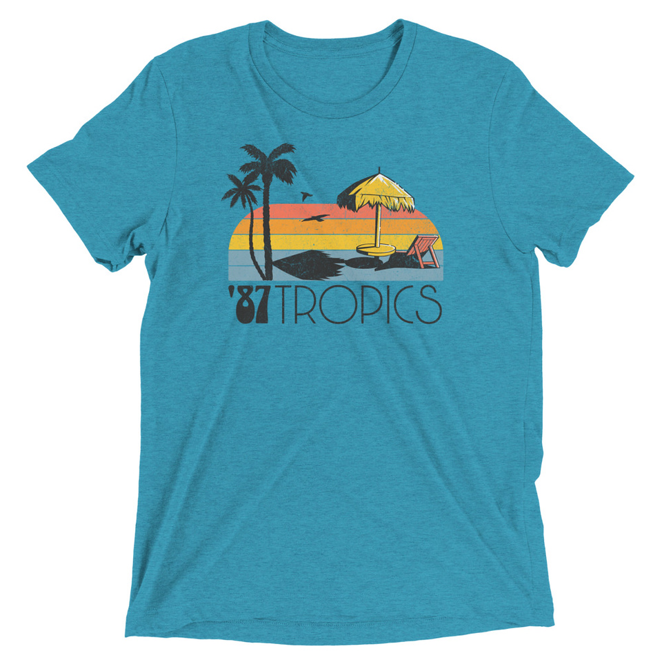 '87 Tropics Unisex Tri-Blend T-Shirt
