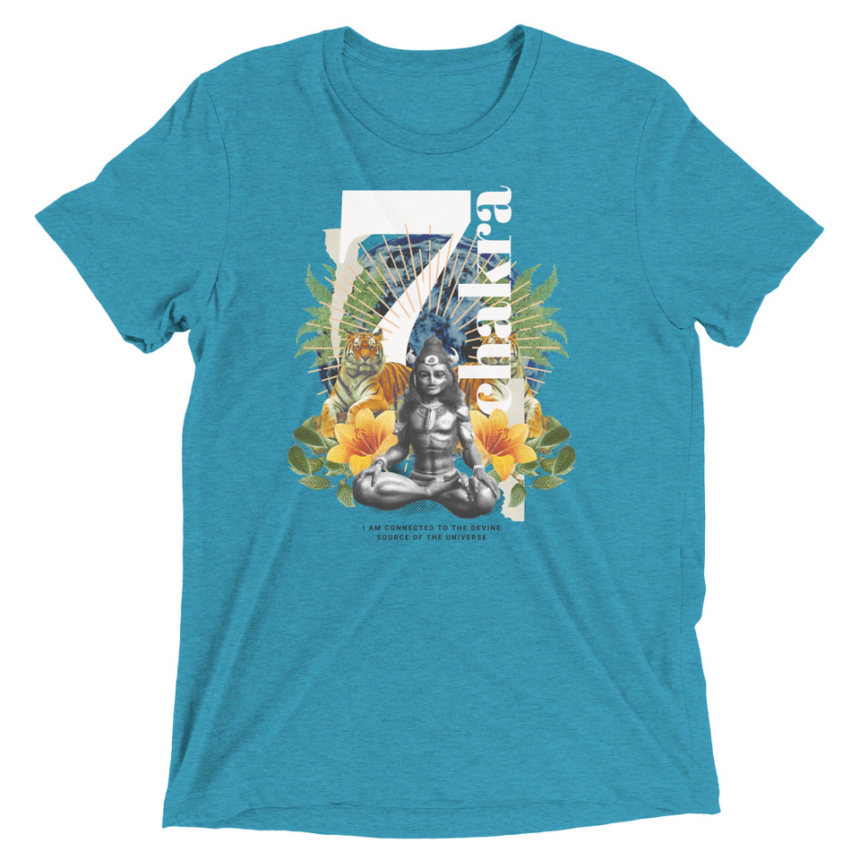 7 Chakra Unisex Tri-Blend T-Shirt
