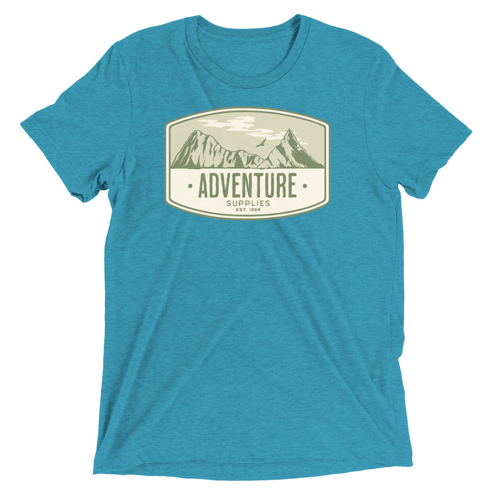 Adventure Supplies - Mountain Unisex Tri-Blend T-Shirt