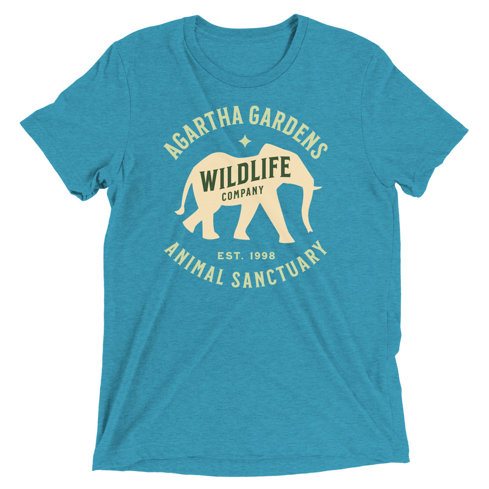 Agartha Gardens Wildlife - Animal Sanctuary Unisex Tri-Blend T-Shirt