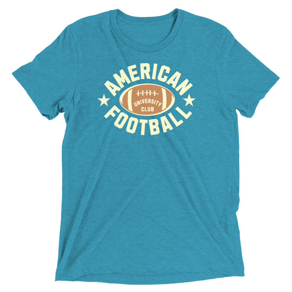American Football - Athletic Sports Unisex Tri-Blend T-Shirt