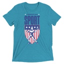 American Football Sport Unisex Tri-Blend T-Shirt