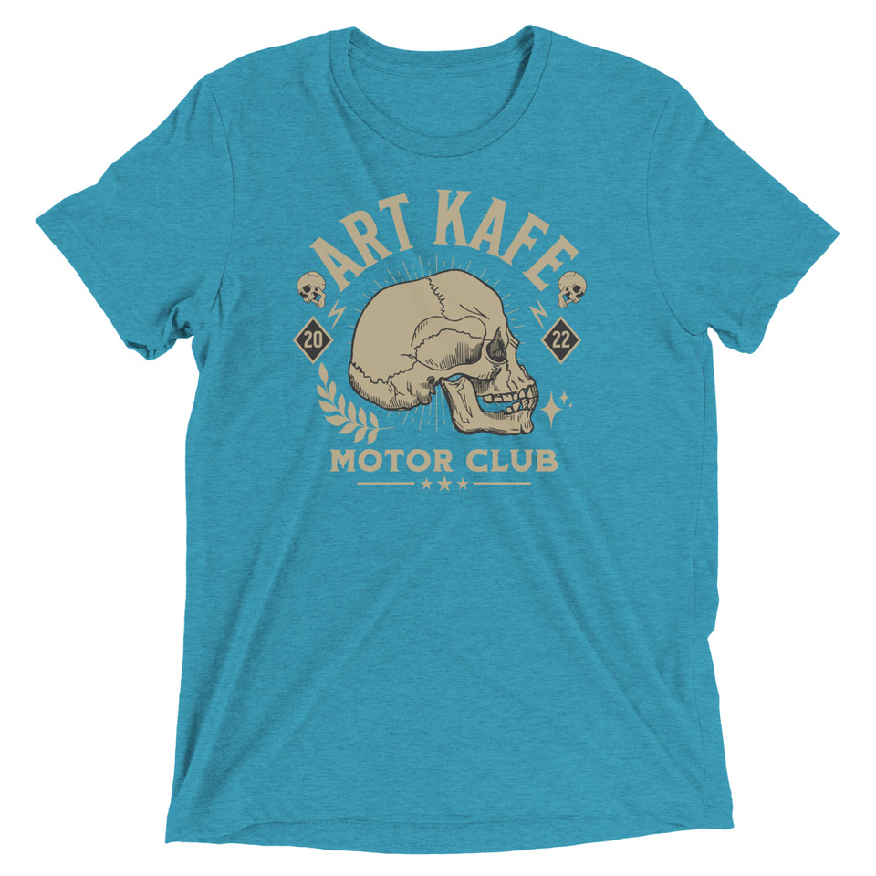 Art Kafe Motor Club Unisex Tri-Blend T-Shirt