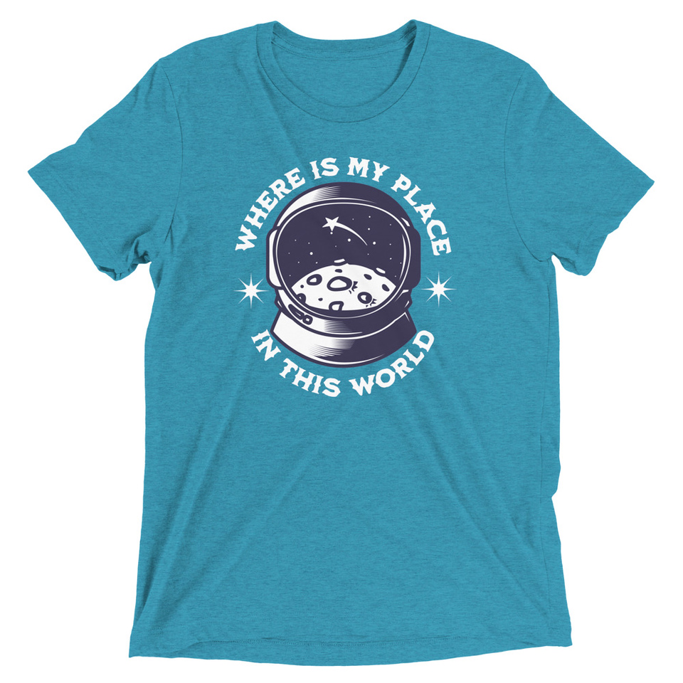 Astronaut Unisex Tri-Blend T-Shirt