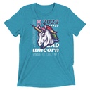 Bad Unicorn - Horse Unisex Tri-Blend T-Shirt
