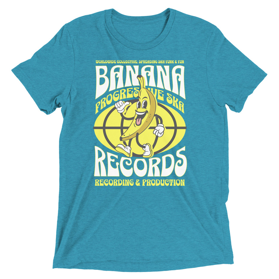 Banana Records - Comic Character Unisex Tri-Blend T-Shirt