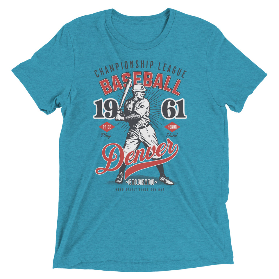 Baseball Championship League - University Sports Team Unisex Tri-Blend T-Shirt