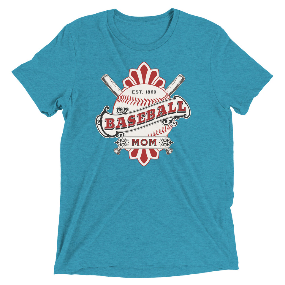 Baseball Mom Unisex Tri-Blend T-Shirt