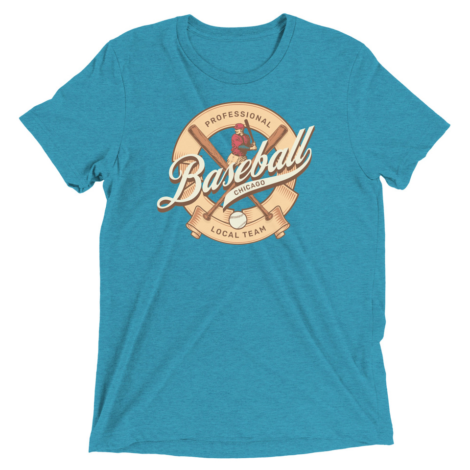 Baseball Team - College Sports Unisex Tri-Blend T-Shirt