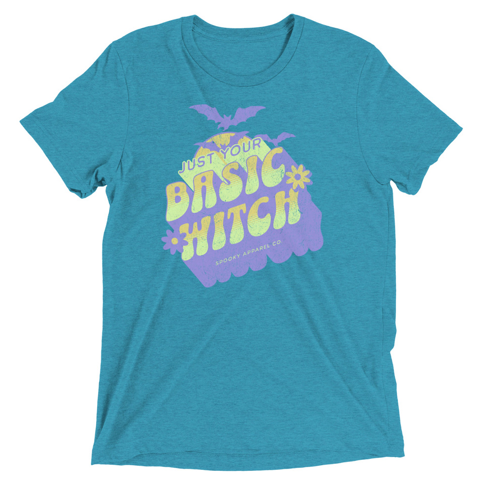 Basic Witch - Halloween Unisex Tri-Blend T-Shirt