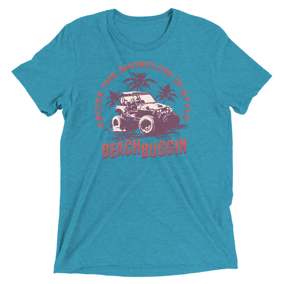 BEACH BUGGIN Unisex Tri-Blend T-Shirt