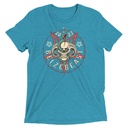 Belzebeast Pentagram - Halloween Skull with Snake Unisex Tri-Blend T-Shirt
